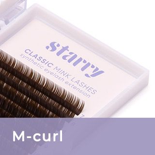 Dark brown lashes M 0.07