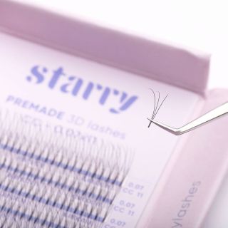 3D Premade Fans C 0,07 0 Starry lashes
