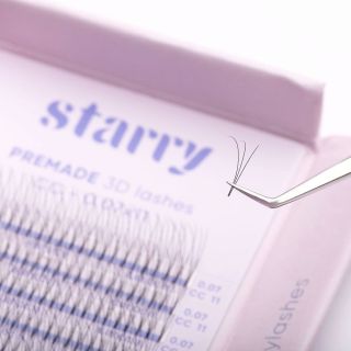 3D Premade Fans CC 0,07 1 Starry lashes