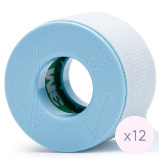 3M Micropore S silicone tape, 25mm, 12pcs 1 Starry lashes