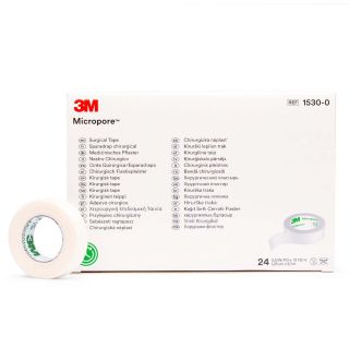 3M Micropore paper tape 12 mm,  24 pcs 