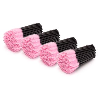 Eyelash brush 4x100pcs, black-pink 0 Starry lashes