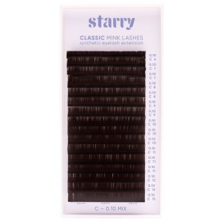 Dark brown lashes M 0,07 MIX 7-14mm, Lashes, New products, Colored and brown 0.07