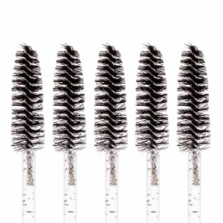 Eyelash brush, glitter black