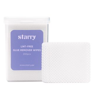Lint free glue remover wipes 200pcs 1 Starry lashes