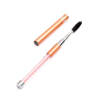 Eyelash brush with crystals, pink