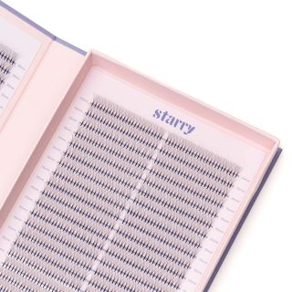 6D Premade Fans C 0.07 MIX 6-12mm (2000 fans) 0 Starry lashes