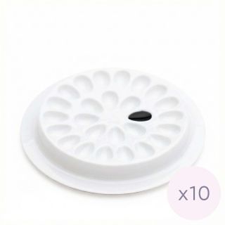 Disposable glue holder, white 10 pcs