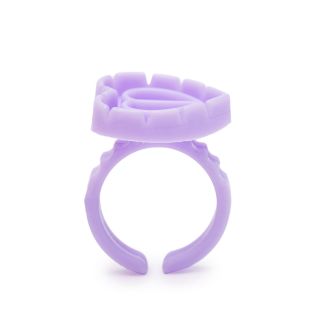 Purple glue ring 100 pcs