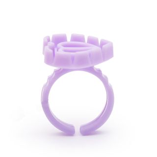 Purple glue ring 100 pcs