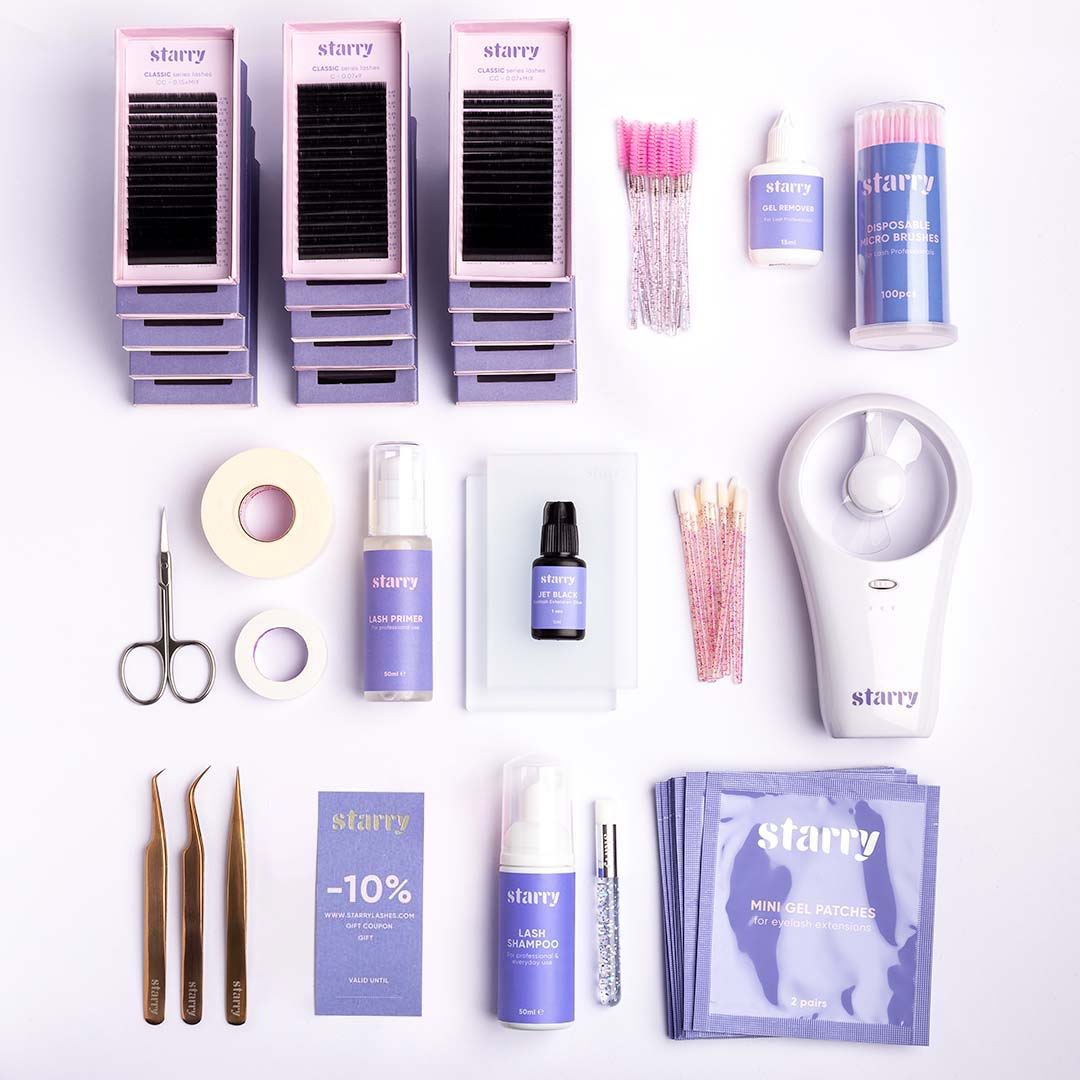 Superstar lash kit for an ambitious lash tech